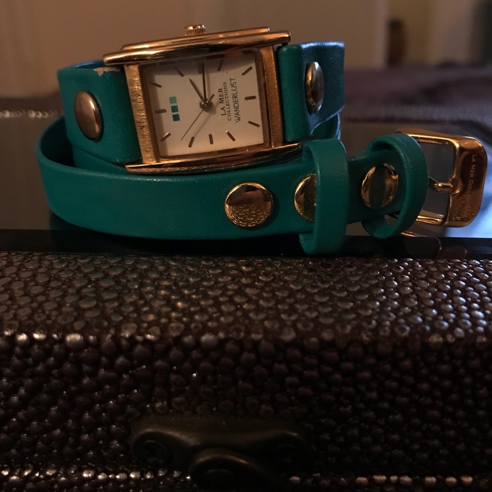 LaMer Collection Wanderlust Ladies Watch-Aqua